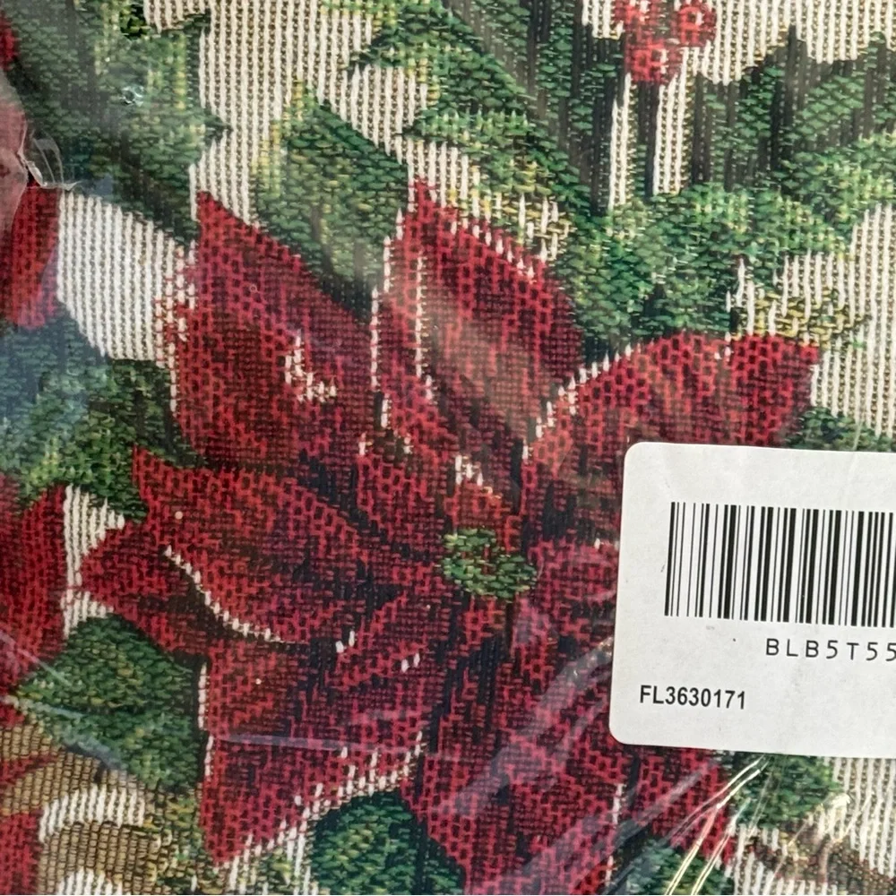 Festive Red Cardinal Holiday Pillow